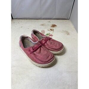 Hey Dude Wendy Youth Size K10 Funk Fuxia Loafers Slide On Shoes Pink Glitter